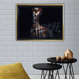 Wallity Cuadro Decorativo Enmarcado Multicolor 35 x 45 cm